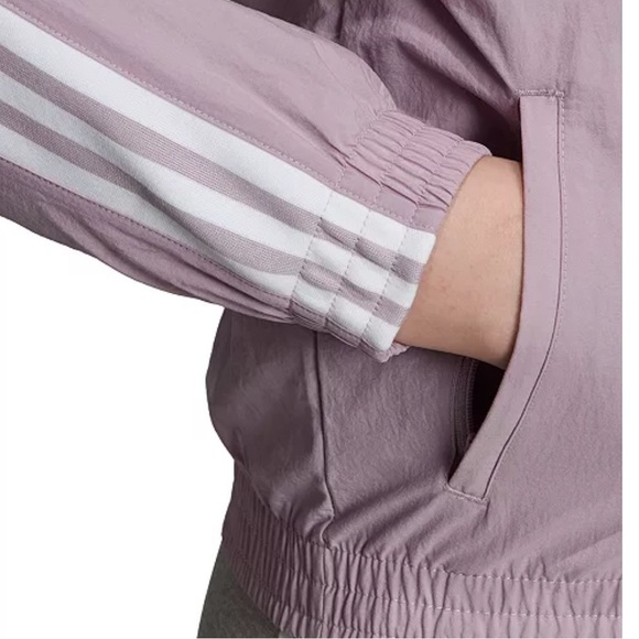 Adidas 3-Stripe Track Jacket Lavender NWT - Picture 7 of 12